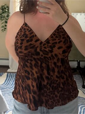 Leopard Print Tank Top